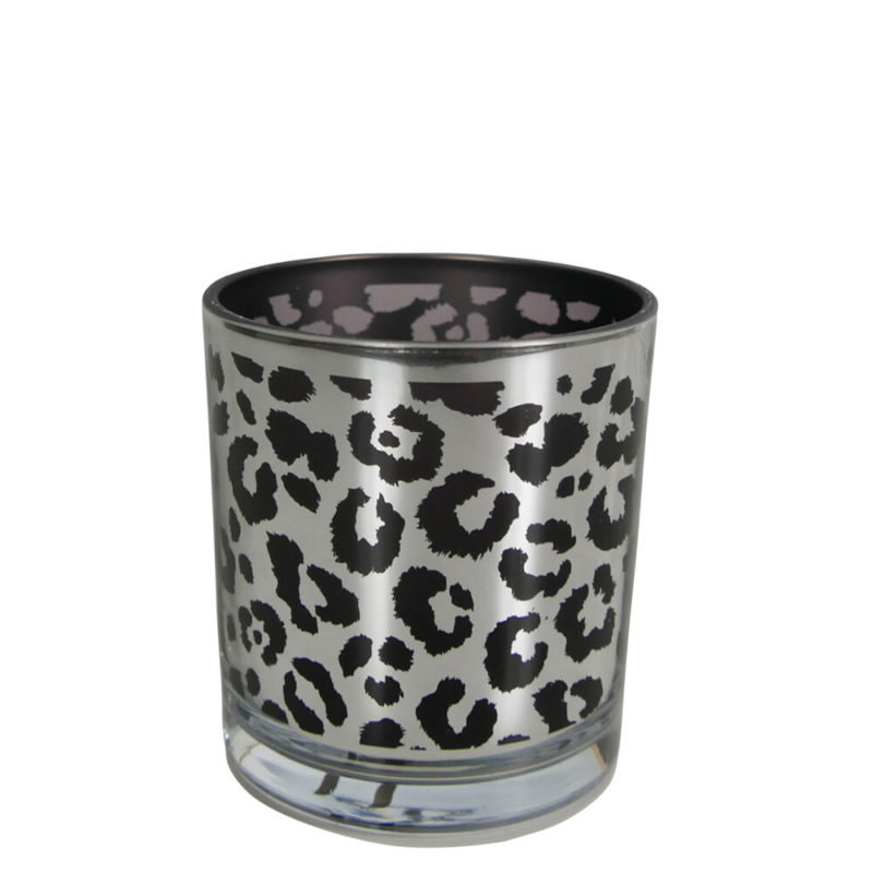 Waxinelichthouder Zilver Leopard Small Mars & More