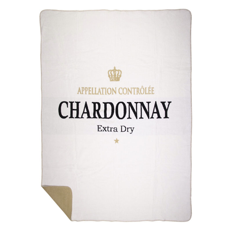Plaid Wijn Chardonnay Wit 150x200cm Mars & More