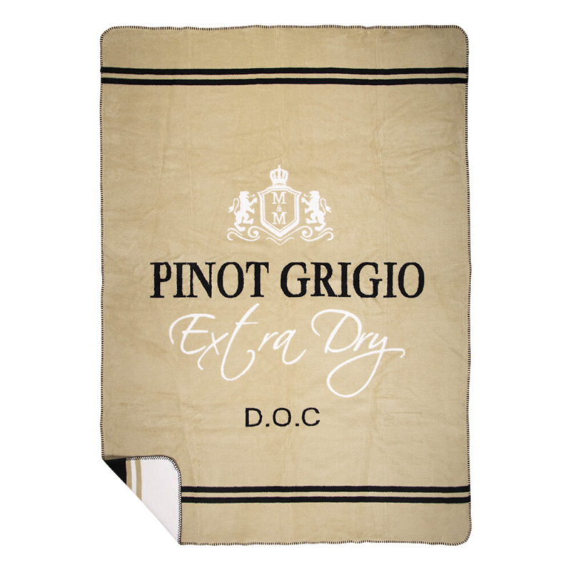 Plaid Wijn Pinot Grigio Beige 150x200cm Mars & More